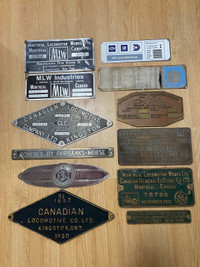 Wanted: Locomotive builder plates 
