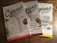 Lot de 3 livres "Cyrus, l'encyclopédie qui raconte" (neufs)
