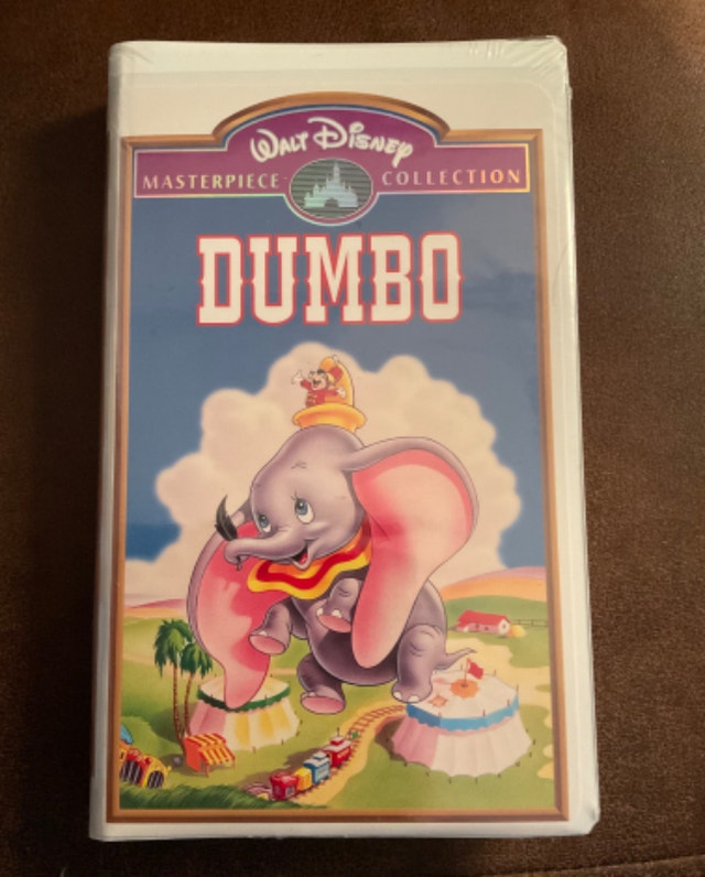 DUMBO Walt Disney Masterpiece Collection VHS New Arts