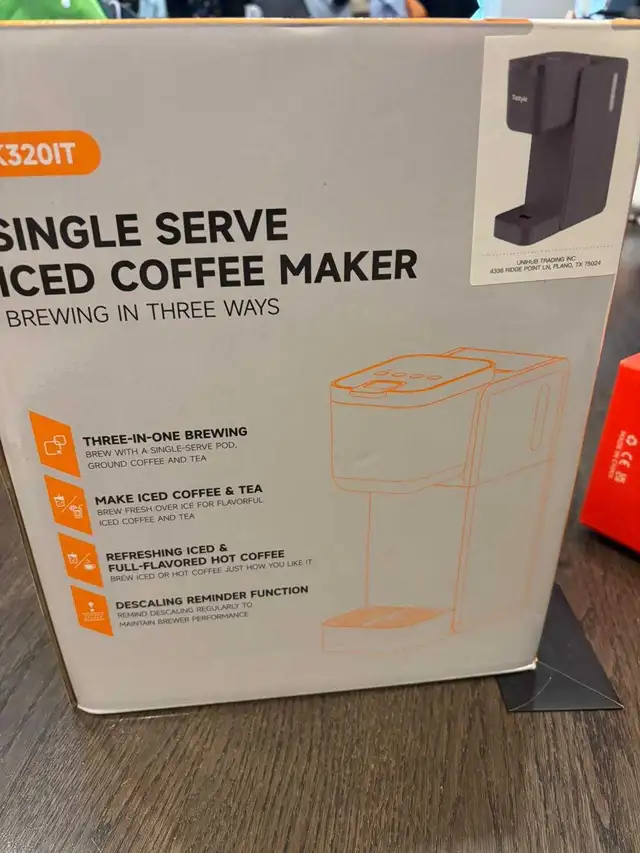 Iced Coffee & 3-in-1 Cold Drink Maker - BNIB!!