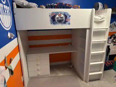 ikea loft bed with desk, View more