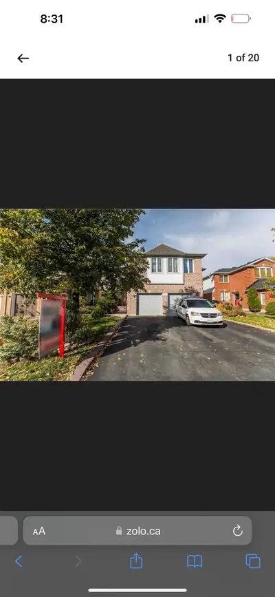 4 bedrooms 3 bathroom house for rent in Brampton