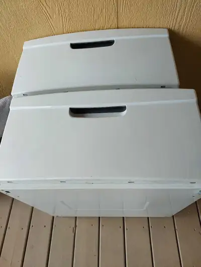Washer and dryer bases from Whirlpool Duet laundry set , View more