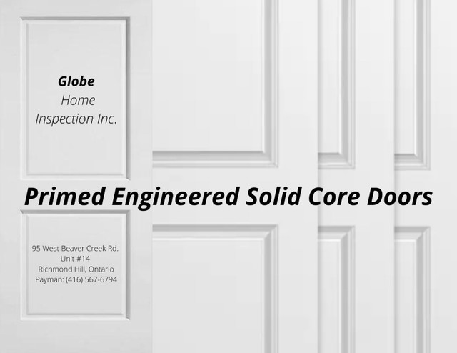 Engineered Solid Core Doors (Bulk) in Windows, Doors & Trim in Markham / York Region