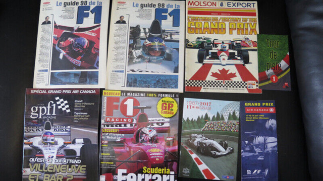 Programmes officiels Grand Prix et autres Formule 1 dans Art et objets de collection  à Longueuil/Rive Sud - Image 4