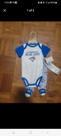 Blue Jays Baby Wear 0 to 3 Months