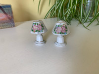 Vintage Dollhouse Miniature Table Lamps - Occupied Japan