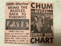 CHUM  CHART - 1965 - BEATLES