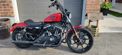 I am selling my 2018 Iron 883 It's been well maintained on the second owner bought it with four hund...