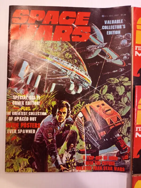 VINTAGE SPACE WARS Vol  1  SCI-FI MAGAZINE COLLECTION in Arts & Collectibles in Kitchener / Waterloo - Image 3