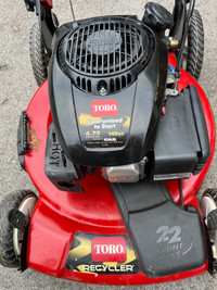  Toro lawnmower self-propelled