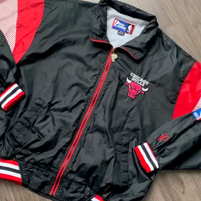 Vintage Pro Player Chicago Bulls NBA Windbreaker Jacket, View more