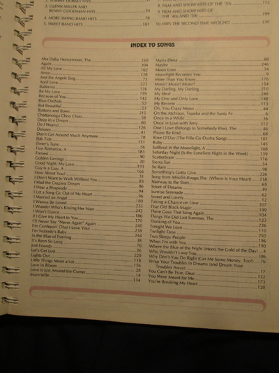 Readers Digest song book $20