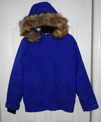 PWDR ROOM Royal Blue Youths Med. Winter Coat Still in New Cond.