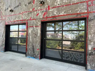 2 pcs of 92”x85” Garage/Patio Roll-up Doors, View more