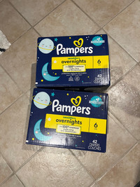 Pampers overnight swaddlers size 6