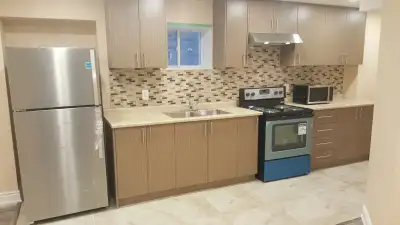 Executive newly renovated Legal basement in Brampton