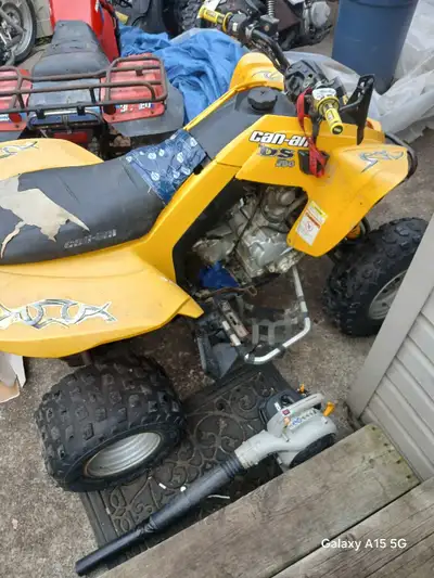Firm on prices or package deal on all first 2006 can am ds 250 automatic 1500 cash second is 1988 ka...