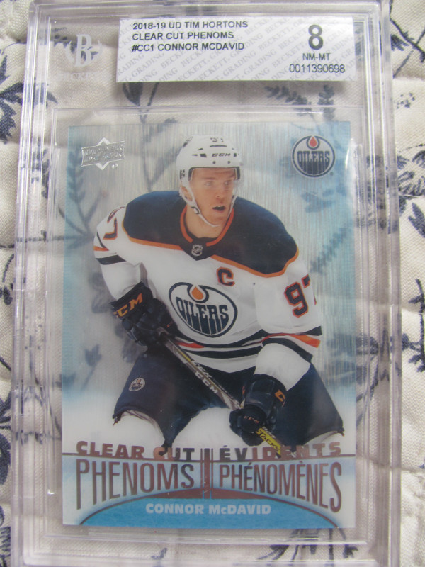 NHL  Connor McDavid Tims Clear Cut in Arts & Collectibles in Edmonton