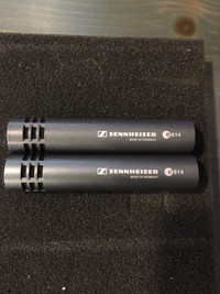 Two Sennheiser e614 Condenser Microphones