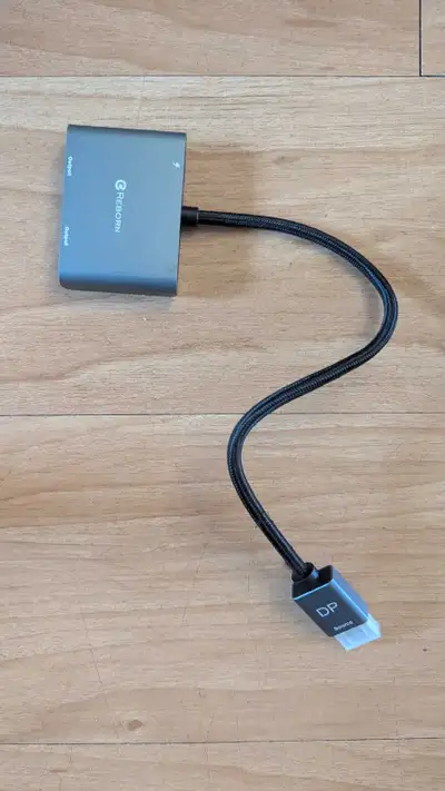 DisplayPort or usb c to Dual HDMI Adapter 4K@60Hzt, View more