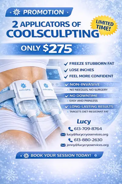 Lucy CRYO Services- 2 Applicators only $275, View more