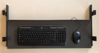 Tablette tiroir pour clavier et souris d’ordinateur