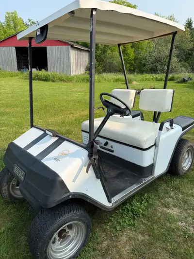 GAS powered ! Works great, Used around the property Rear view Mirror and headlight Comes with comple...
