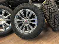 G30. New 2024 GMC Chevy rims and Goodyear MT Tires