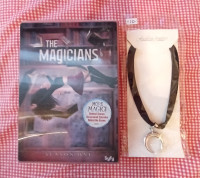 The Magicians DVD TV Series +Wiccan Moon Necklace set!