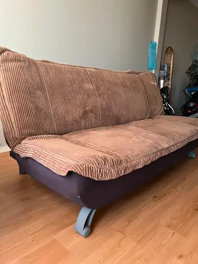 Sofa Bed / Sleeper Sofa – Foldable Couch, Good Condition, View more