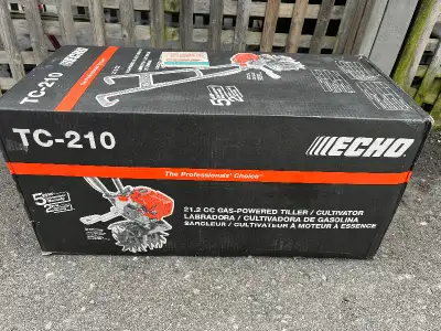 Echoe garden tiller,roto tiller new in box, View more