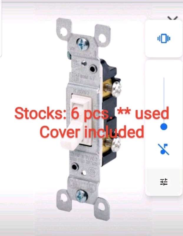Lev.Switch $5ea.(3pcs/pack$5)Used,good condition 
