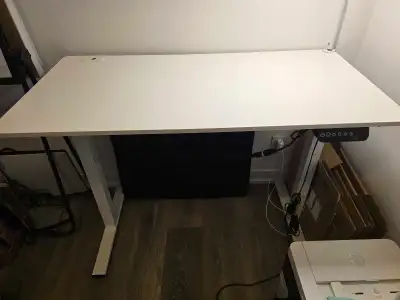 48" W x 24"  Electric Height Adjustable Standing Desk, View more