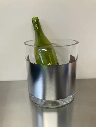 Wine bottle holder/ chiller , View more