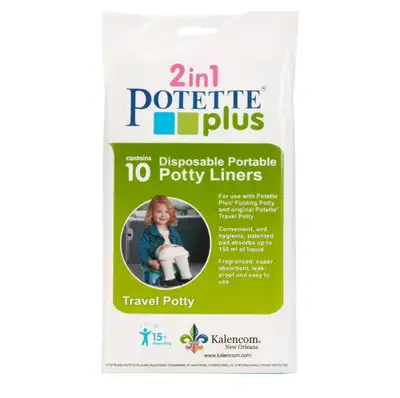 2 in 1 Potette Plus Disposable Potty Liners, View more