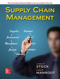 Supply Chain Management 1st Edition Stock 9781260327540