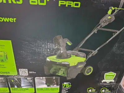 Greenworks 80V Snow Blower, View more