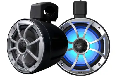Wet Sounds RECON 6 POD-B 6-1/2" wakeboard tower speakers (Black w/ Open Grille) About the Wet Sounds...