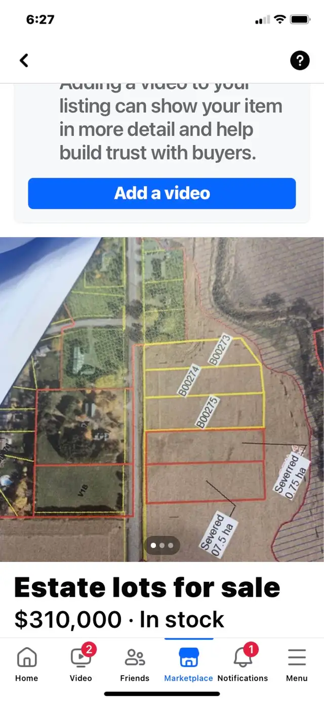 Estate lots