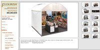Farmers market display tent for artists & photographers