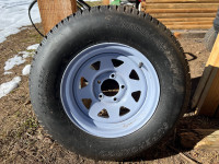 14’ Trailer tire and rim