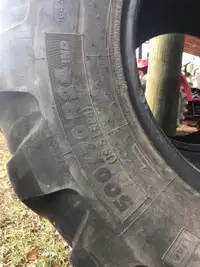 Backhoe tires