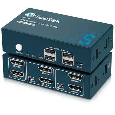 Teetek DP KVM Switch, View more