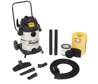 SHOP VAC ULTRA WET/DRY STAINLESS STEEL 6.5hp MOTOR EXCELLENT SHA