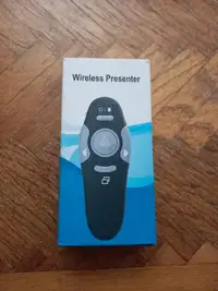 Wireless laser presenter