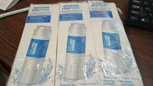 NEW LOT OF 3 ICEPURE RWF0900A Water Filter WHIRLPOOL MAYTAG UKF8 in Refrigerators in Kitchener / Waterloo - Image 2