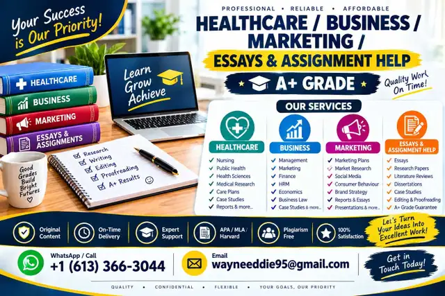 Healthcare/Business/Marketing/Essays & Assignment Help/ A+ Grade
