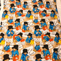 Vtg Paddington Bear Single Duvet Cover Wardle Fabrics