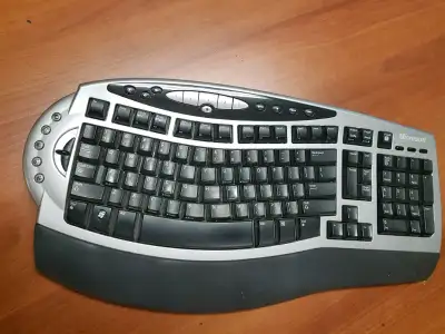 Microsoft wireless comfort keyboard, View more